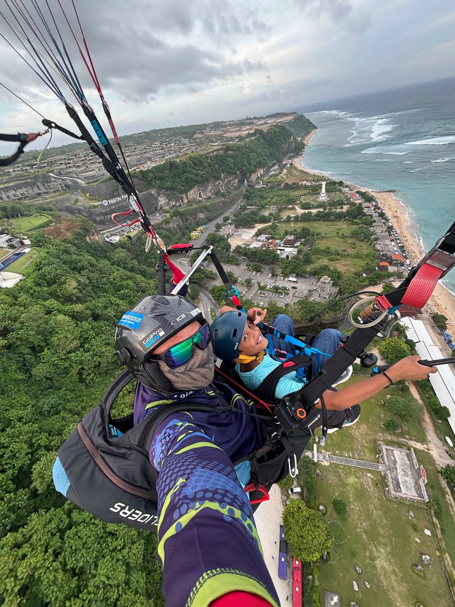 Customer enjoying views