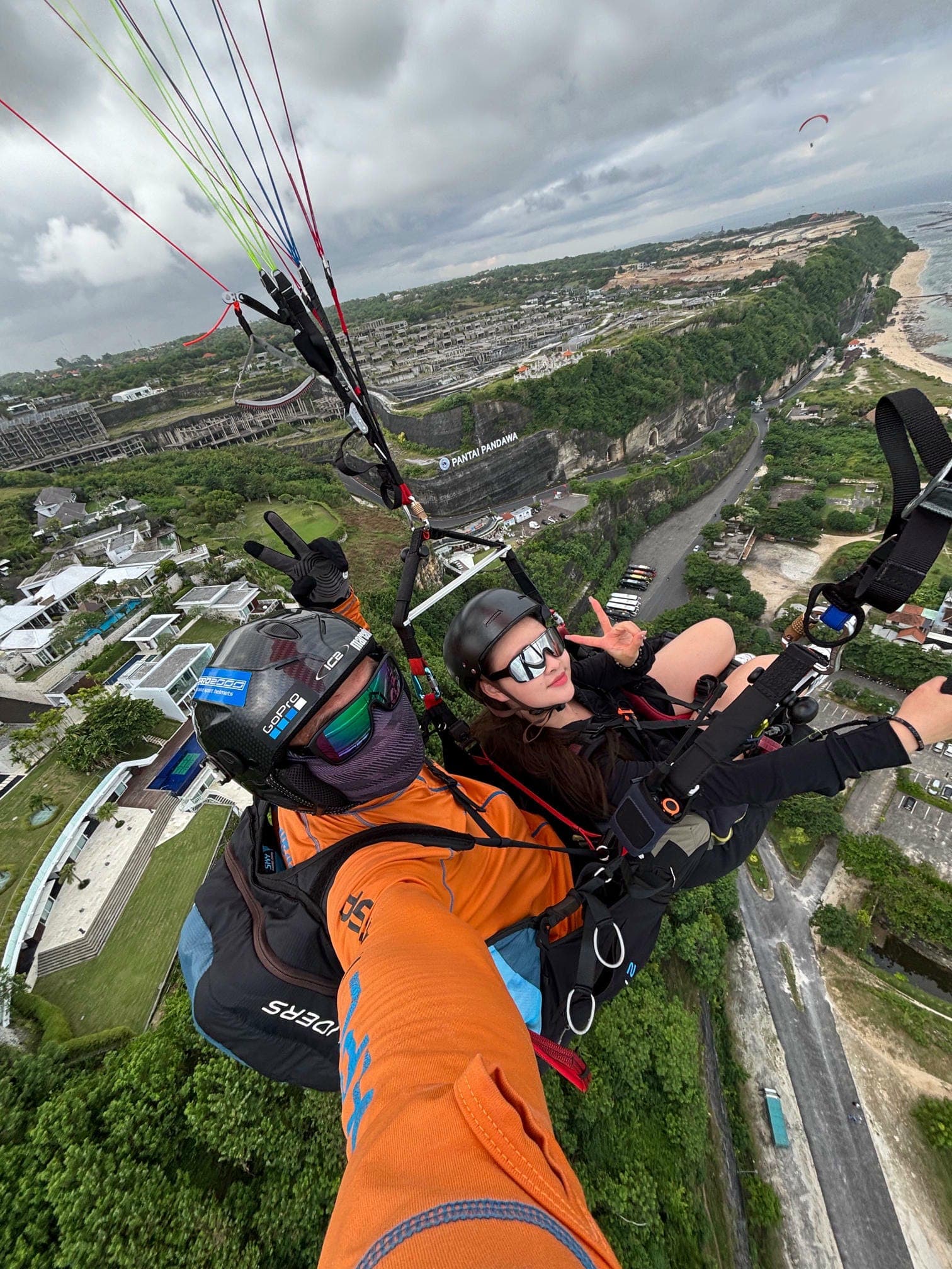 Panda cliffs aerial view